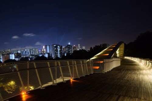 Singapūras, Hendersono Bangos Tiltas, Architektūra, Pėsčiųjų Tiltas, Sijos