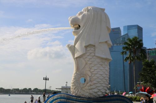 Singapūras, Liūtas, Fontanas, Simbolis