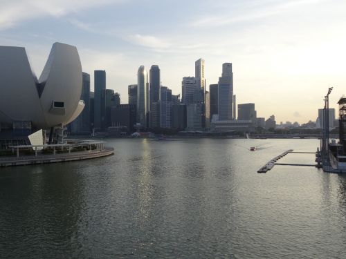 Miestas, Singapūras, Asija, Miesto Valstija, Prieplauka, Architektūra, Lotoso Pastatas