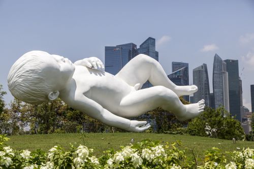 Singapūras, Miesto Panorama, Asija, Skulptūra, Panorama, Marina, Įlanka, Kelionė
