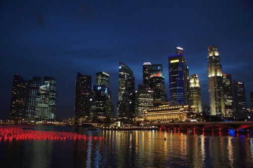 Singapūras, Singapūras Panorama, Singapūro Upė, Architektūra, Upė, Asija, Miestas, Kelionė