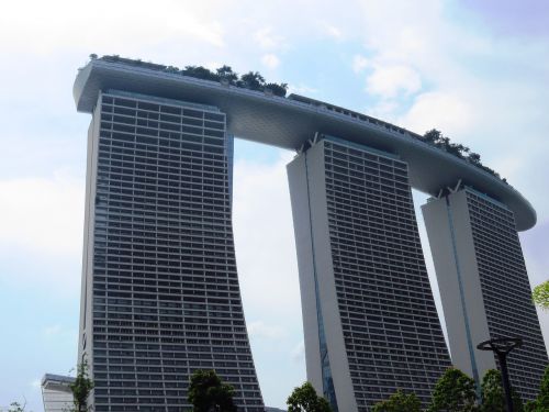 Singapūras, Marina Bay, Pastatas, Viešbutis