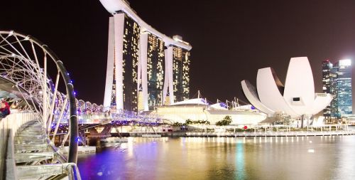 Singapūras, Miesto Kraštovaizdis, Marina Bay