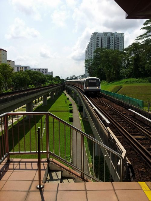 Singapūras,  Ponas T,  Traukinys,  Trasa,  Singapūras Mrt Traukinio Trasa -2