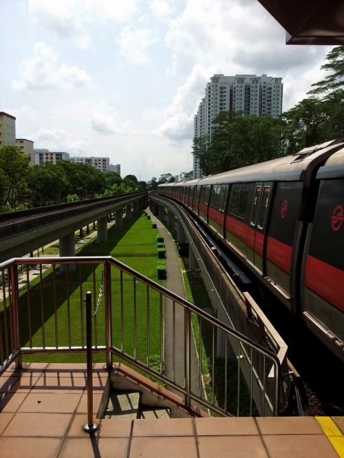 Singapūras,  Ponas T,  Traukinys,  Trasa,  Singapūras Mrt Traukinio Trasa -3