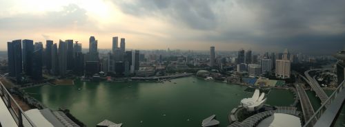 Singapūras,  Panorama,  Saulėlydis,  Marina & Nbsp,  Bay & Nbsp,  Smėlis,  Singapūras Panorama