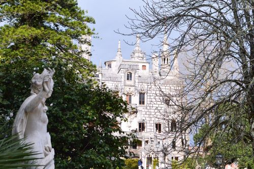 Sintra, Quinta Da Regaleira, Portugal, Pilis, Royalty Free