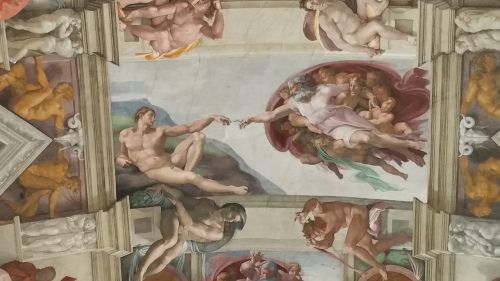 Sistema, Koplyčia, Vatikanas, Michelangelo, Muziejus, Roma, Dievas, Adam