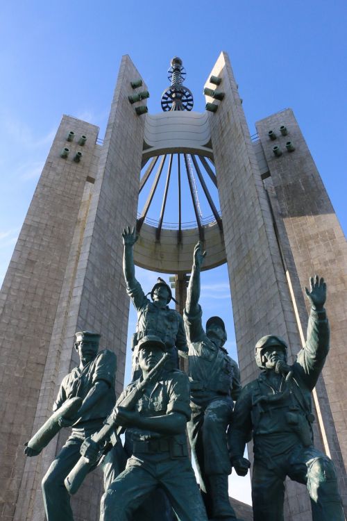 Parkas, Chunghontap, Korėjos Karo Metu, Statula, Kareivis, Karas, Viršuje