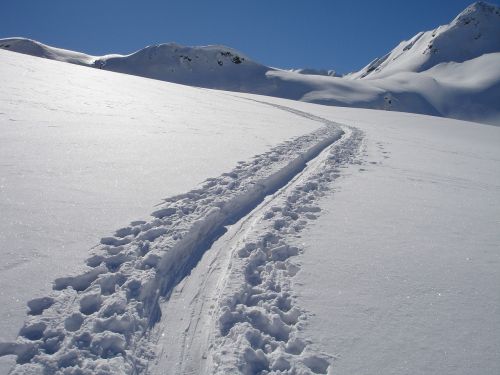 Slidinėjimas Atokioje Pakrantėje, Žiemos Alpinizmas, Žiemos Sportas, Slidinėjimo Trasa, Sniego Takai, Alpių, Val Dultimo, Walscher Kalnas, South Tyrol, Italy