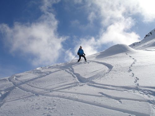 Slidinėjimas Atokioje Pakrantėje, Išvykimas, Slidinėjimo Turizmas, Slidinėjimas, Skitouren Goers, Lauke, Žiemos Sportas, Sportas, Slidinėjimas, Val Dultimo, South Tyrol, Alpių, Peilstein