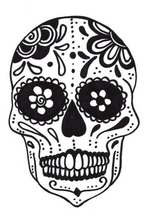 Kaukolė, Meksikaana, Meksikietiška Kaukolė, Santa Muerte