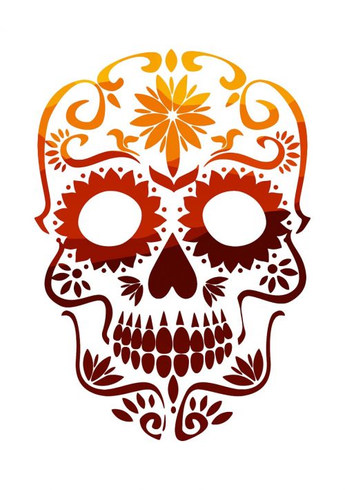 Kaukolė, Cukraus Kaukolė, Meksikietis, Meksika, Spalvinga, Tradicija, Folkloras