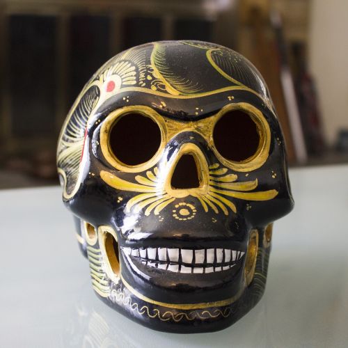 Kaukolės, Campeche, Dia De Los Muertos, Meksika, Meksikietiškas Menas, Meksikietis, Tradicija, Rankų Darbo, Dažytos, Mirusiųjų Diena