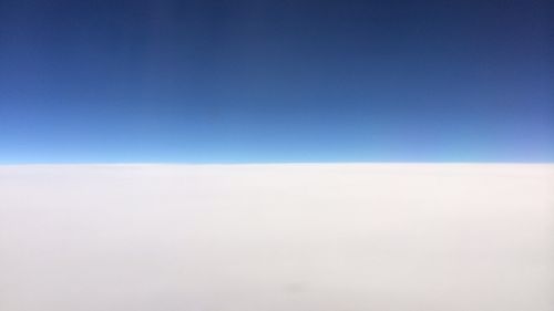 Mėlynas Dangus, Dangus, Debesis, Vaizdas Iš Lėktuvo, Horizontas
