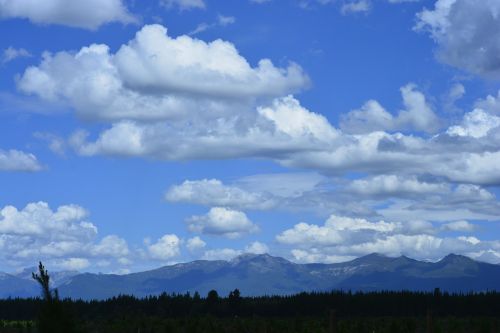 Dangus, Cordillera, Mėlynas, Kraštovaizdis, Debesys