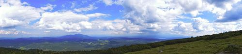 Dangus, Kalnai, Panorama, Kraštovaizdis, Debesys, Gamta, Grožis