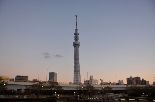 Tokyo, Bokštas, Vakaras, Miesto Panorama