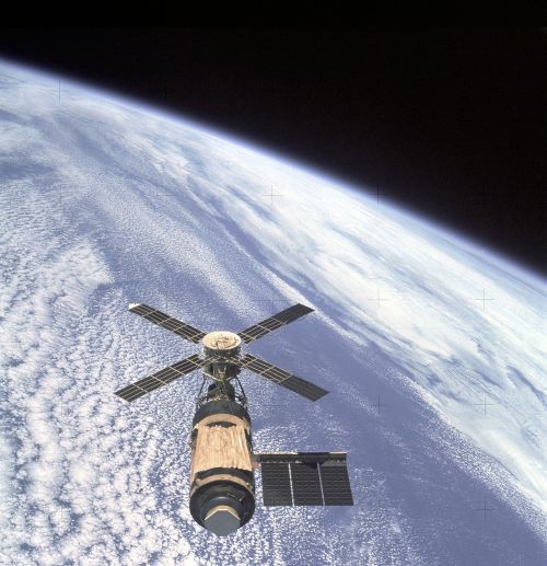 Skylabo Orbitos Dirbtuvė, Žemės Orbitos, Viršutinis Vaizdas, Planeta, Žemė, Erdvė, Gaublys