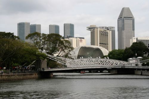 Panorama, Singapūras, Pritraukimas, Pastatas, Dangoraižis