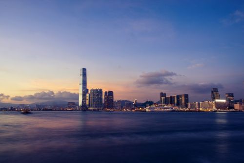 Panorama, Viktorijos Uostas, Honkongas, Uostas, Miesto Panorama, Orientyras, Miesto, Saulėlydis
