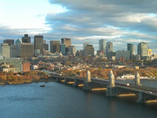Panorama, Bostonas, Miestas, Miesto Panorama, Massachusetts, Panoraminis