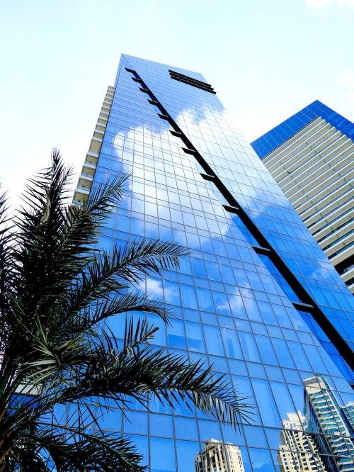 Dangoraižis, Pastatas, Dubai, Panorama, Miestas, Architektūra, Aukštas