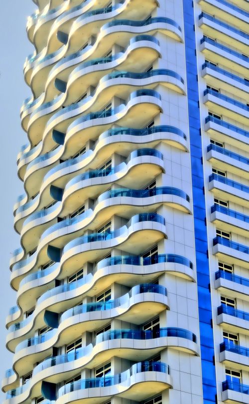 Dangoraižis, Architektūra, Šiuolaikiška, Dubai, Balkonas
