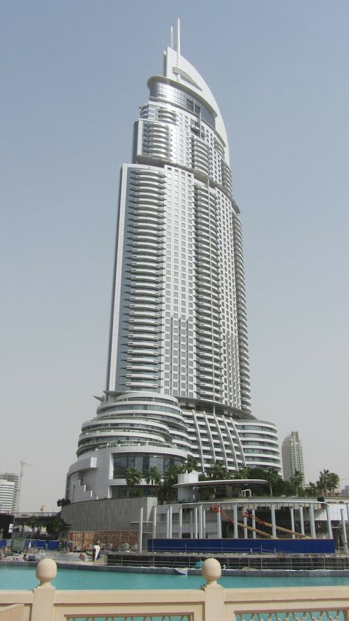 Dangoraižis, Pastatas, Dubai, Dangus, Mėlynas, Architektūra
