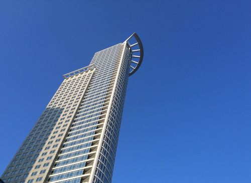 Dangoraižis, Frankfurtas, Miestas, Architektūra, Pastatas, Panorama, Šiuolaikiška