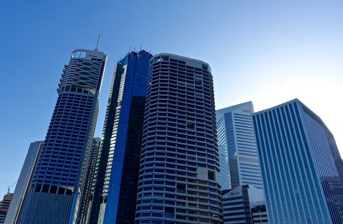 Dangoraižiai, Pastatai, Miestas, Verslo Pastatas, Bokštas, Biuro Pastato Išorė, Didmiestis, Architektūra, Miesto, Šiuolaikiška, Eksterjeras, Stiklas, Australia, Brisbane