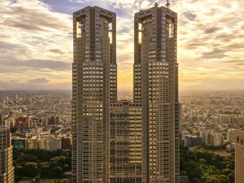 Dangoraižiai, Tokyo, Japonija, Miesto Panorama, Šiuolaikiška, Orientyras, Japanese, Miesto, Miestas