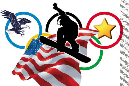 Slopestyle, Aukso Medalis, Sočis 2014, Rusija, Olimpiada, Žiemos Olimpinės Žaidynės, Varzybos, Snwowboarder, Freestyle, Šokinėti, Olimpiniai Žiedai, Grunge, Vėliava Usa, Baltasis Erelis, Žvaigždė
