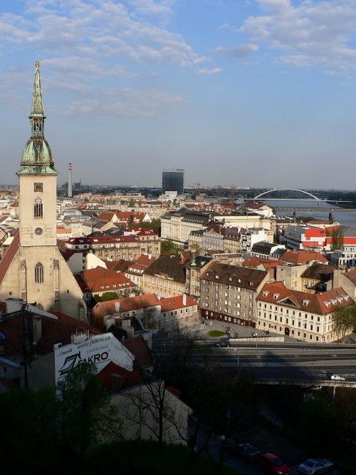 Slovakija, Bratislava, Miestas, Upė, Danube
