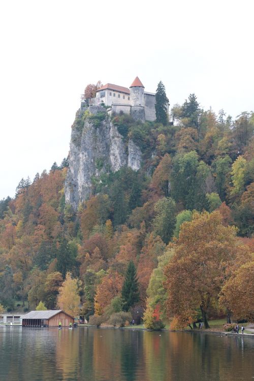 Slovenia, Pilis, Bled, Ežeras, Europa
