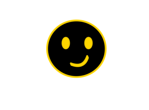 Besišypsantis Veidas, Kreivas, Apverstas Smiley Veidas