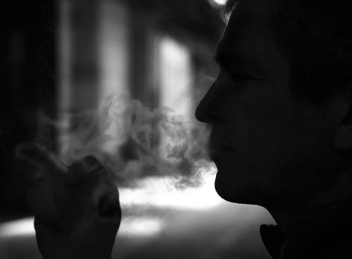 Rūkytojas, Dūmai, Cigaras, Juoda Ir Balta, Apšvietimas, Šešėlis