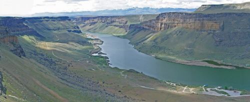 Gyvatės Upė, Panorama, Kraštovaizdis, Vaizdingas, Ramus, Lenkti, Nacionalinis Parkas, Idaho, Kalnai, Diapazonas, Taikus, Nepastebėti