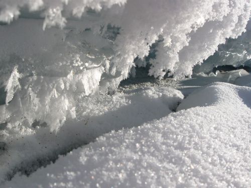 Sniegas, Žiema, Ledas, Ežeras, Rusija