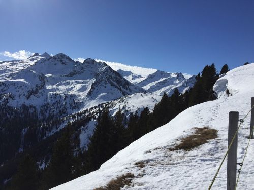 Sniegas, Alpės, Kalnai, Austria, Žiemos Sportas, Gamta, Žiema