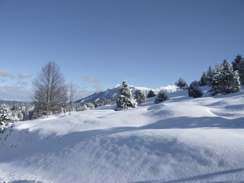 Sniegas, Kalnai, Dangus, Žiemą, Žiema, Alpių, Mittenwald, Kalnų Panorama
