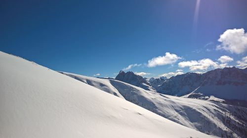 Sniegas, Kalnai, Naturlandschaft, Saulė, South Tyrol, Plose, Bressanonas