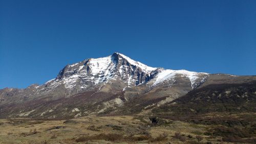 Sniegas, Kalnas, Dangus, Gamta, Patagonia, Kelionė