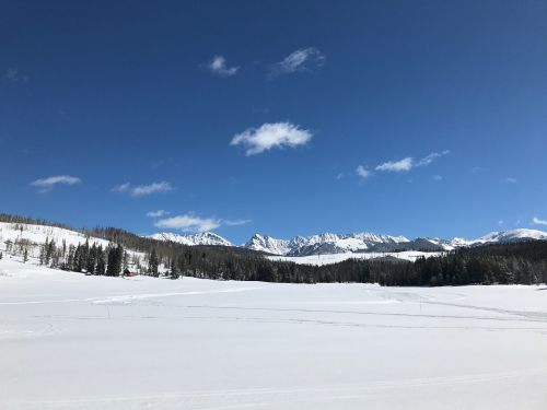 Sniegas, Colorado, Žiema, Uolingas, Natūralus, Vaizdingas, Mėlynas Dangus