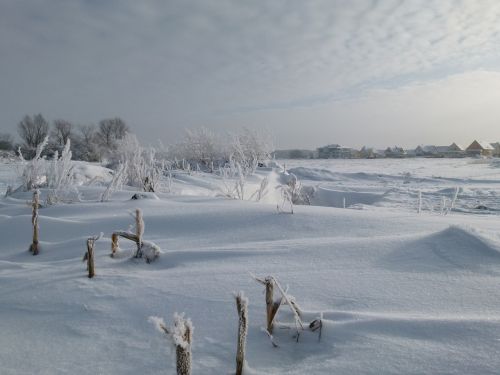 Sniegas, Kraštovaizdis, Šaltas