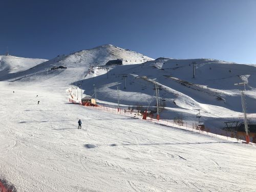 Sniegas, Žiema, Kalnas, Šaltas, Palandoken Erzurum Turkey