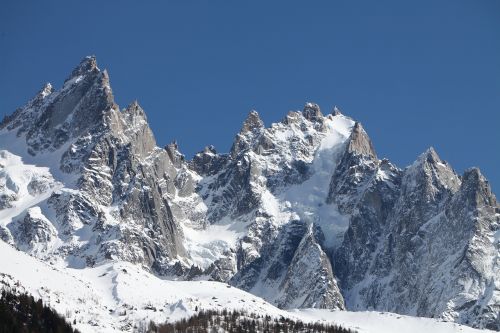 Sniegas,  Kalnas,  Chamonix Aiguilles,  Vaizdas,  Be Honoraro Mokesčio
