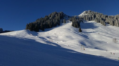 Sniegas,  Žiemos,  Kalnų,  Panorama