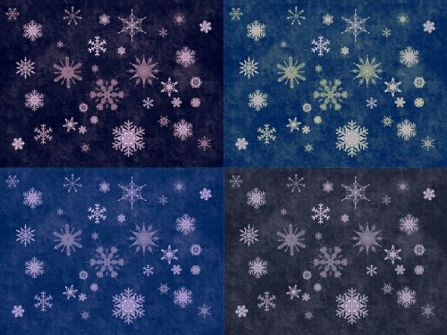 Sniegas, Fonas, Žiema, Mėlynas, Snaigės, Modelis, Tekstūra, Šventė, Tamsi