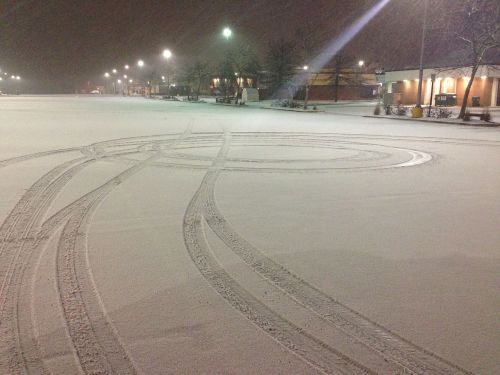 Sniegas, Usa, Vairuoti